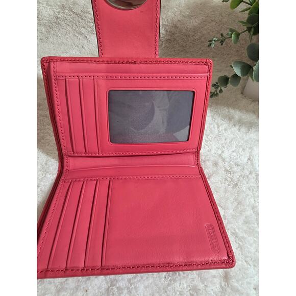 Coach 2010 Signature C Canvas Turnlock Flap Crossbody with Matching Wallet - Picture 11 of 14